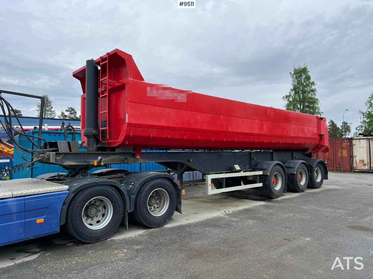 Tipper trailer Kilafors - Tipper semi-trailer: picture 1 Tipper trailer Kilafors - Tipper semi-trailer: picture 1