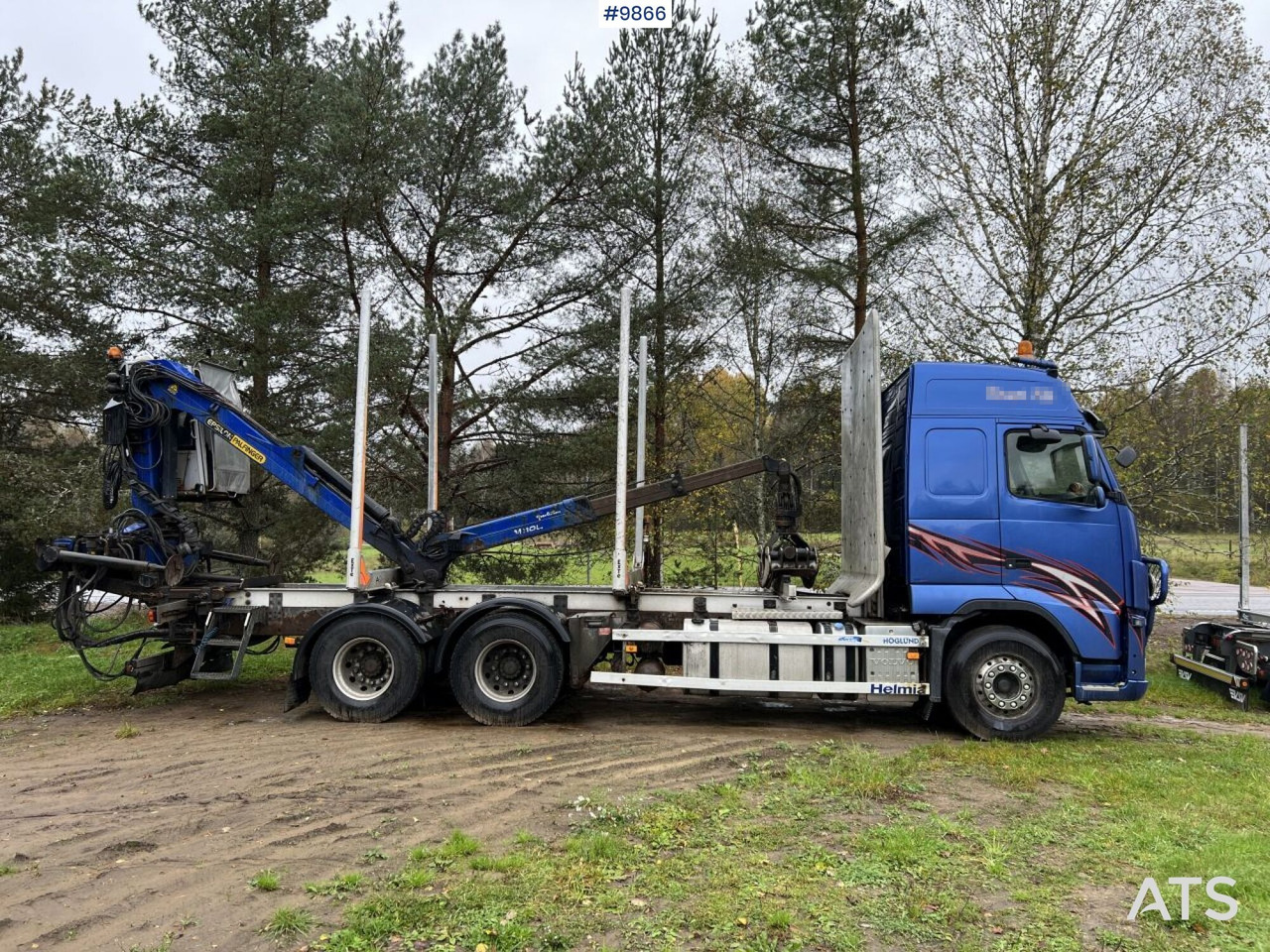 Volvo FH D13 Timber truck with Palfinger M110 crane - Log truck: picture 3 Volvo FH D13 Timber truck with Palfinger M110 crane - Log truck: picture 3