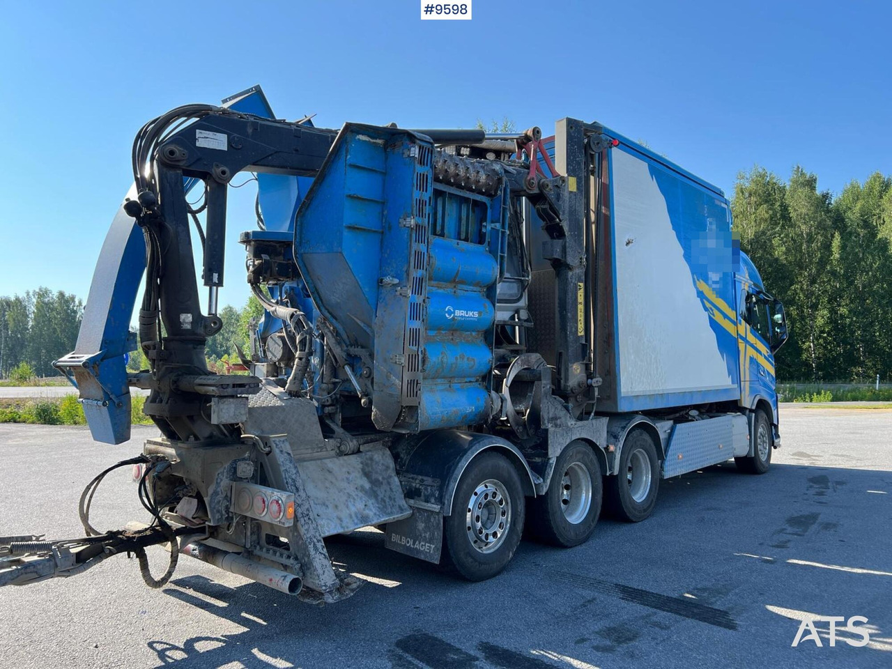 Volvo FH16 8*4 Bruks wood chipper - Tipper, Crane truck: picture 5 Volvo FH16 8*4 Bruks wood chipper - Tipper, Crane truck: picture 5