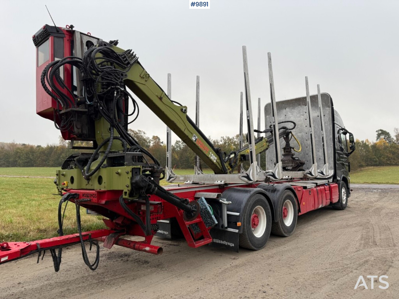Volvo FH64 R Timber truck, trailer and crane - Log truck, Crane truck: picture 2 Volvo FH64 R Timber truck, trailer and crane - Log truck, Crane truck: picture 2
