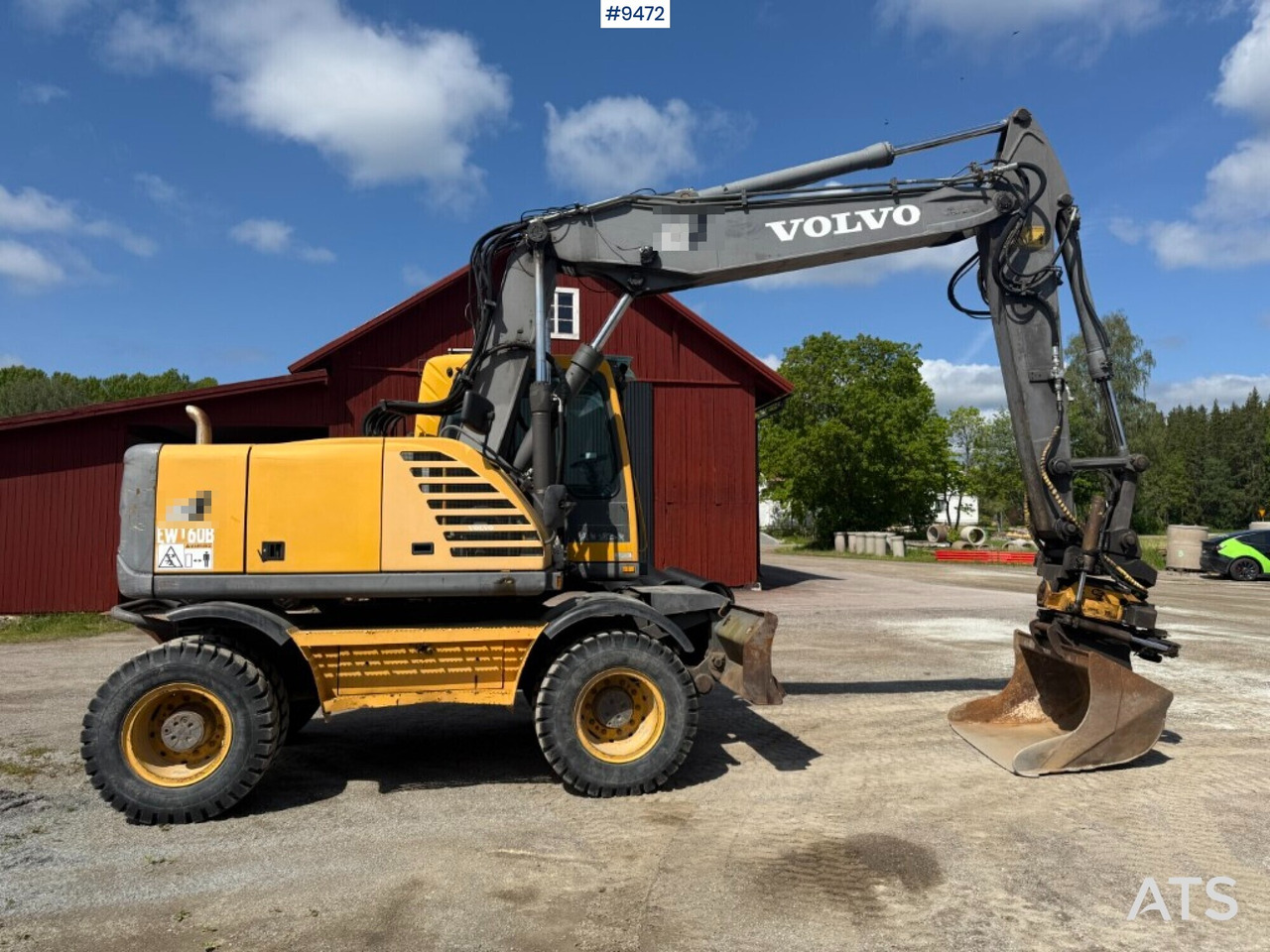 Wheel excavator Volvo EW160B, Tiltrotator - Wheel excavator: picture 2 Wheel excavator Volvo EW160B, Tiltrotator - Wheel excavator: picture 2