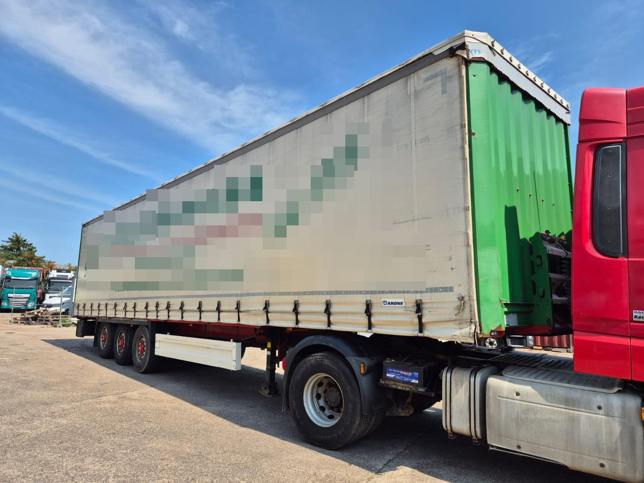 Krone SD *Edscha / Tautliner / 1.Liftachse / CodeXL - Curtainsider semi-trailer: picture 1 Krone SD *Edscha / Tautliner / 1.Liftachse / CodeXL - Curtainsider semi-trailer: picture 1