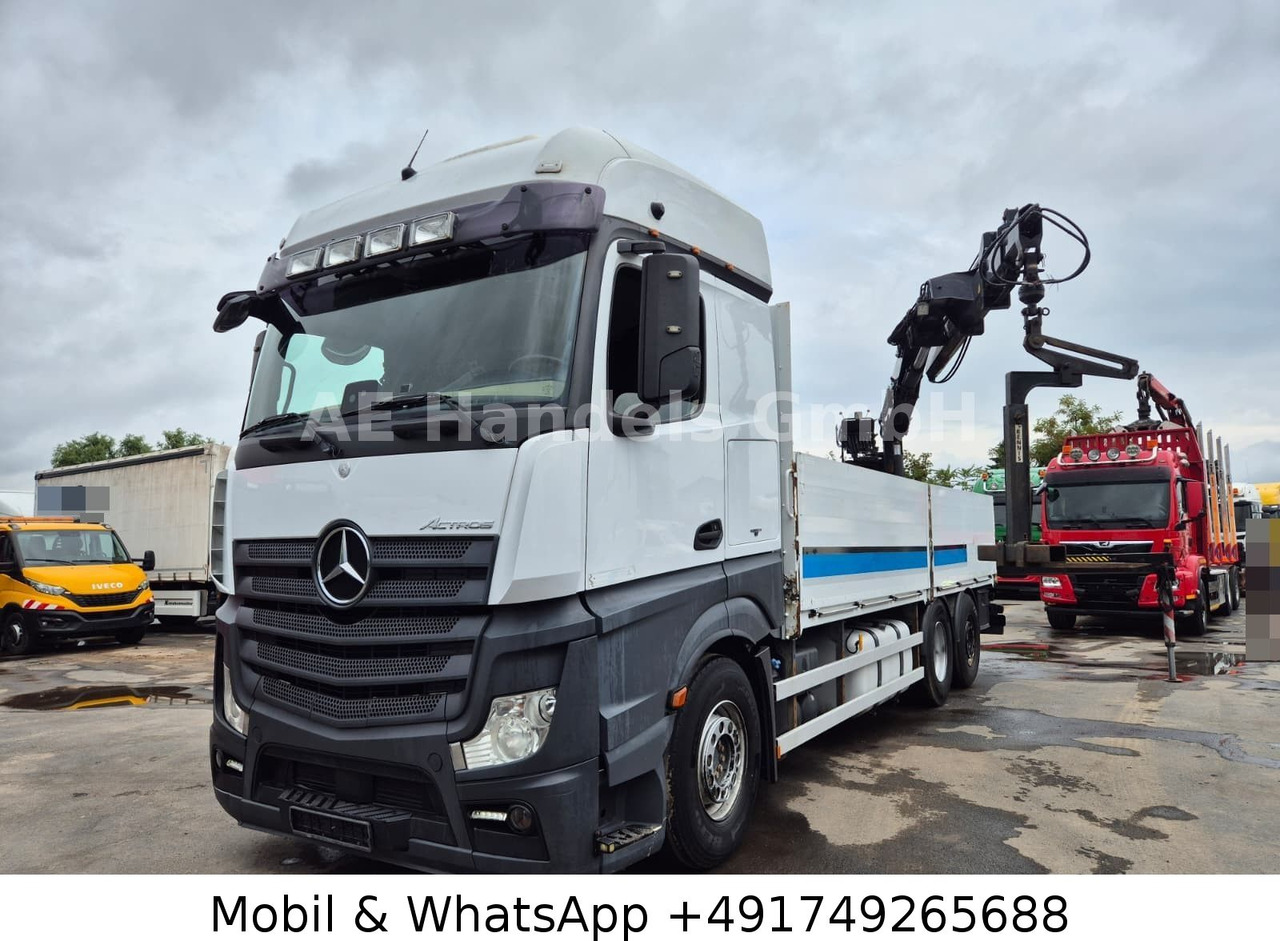 Mercedes-Benz Actros IV 2645 L LL 6x2 *Retarder/Hiab-177K-Pro - Dropside/ Flatbed truck, Crane truck: picture 1 Mercedes-Benz Actros IV 2645 L LL 6x2 *Retarder/Hiab-177K-Pro - Dropside/ Flatbed truck, Crane truck: picture 1