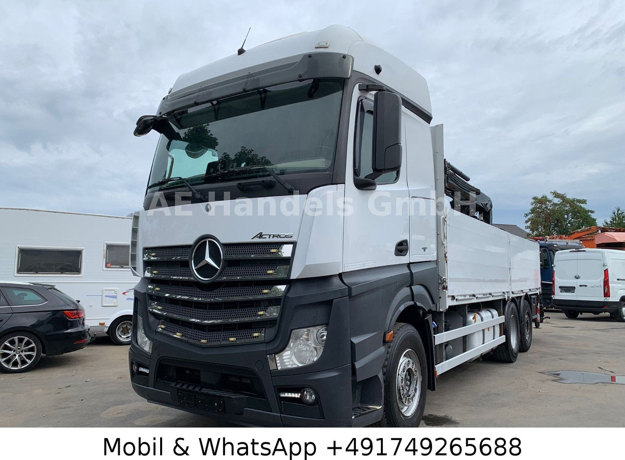 Mercedes-Benz Actros IV 2646 L LL 6x2 *Retarder/Hiab-177K-Pro - Dropside/ Flatbed truck, Crane truck: picture 1 Mercedes-Benz Actros IV 2646 L LL 6x2 *Retarder/Hiab-177K-Pro - Dropside/ Flatbed truck, Crane truck: picture 1