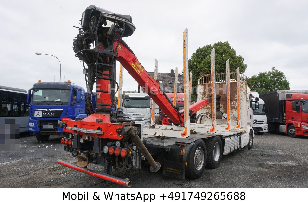 Scania R580 V8 Highline Palfinger-M120L97 *Retarder/ACC - Log truck, Crane truck: picture 4 Scania R580 V8 Highline Palfinger-M120L97 *Retarder/ACC - Log truck, Crane truck: picture 4