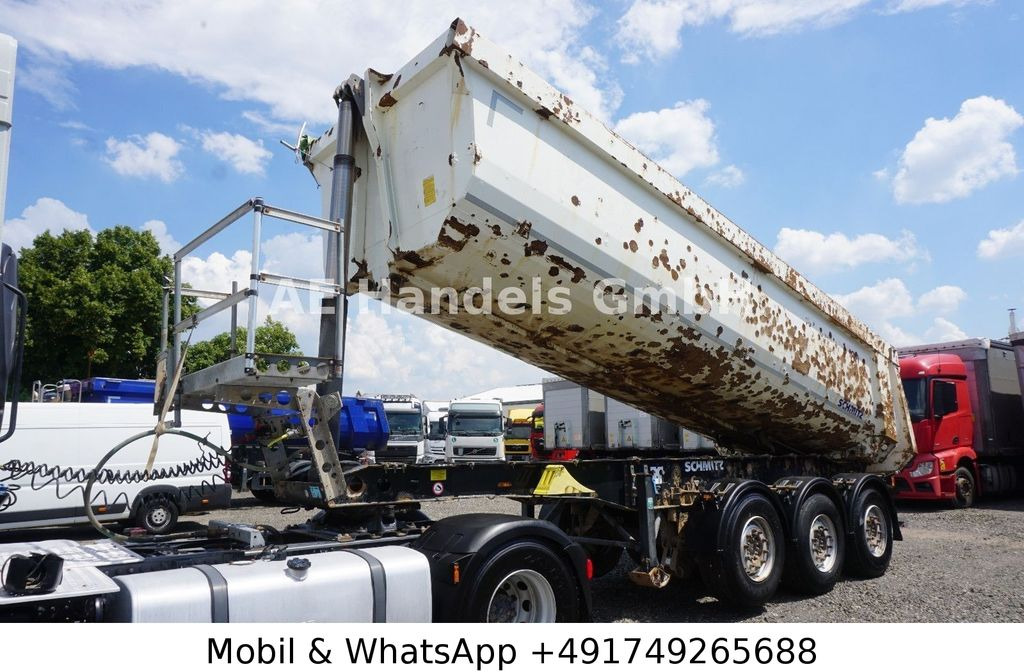 Schmitz Cargobull SKI 24 Stahl *24m³ / 1.Liftachse / Rollplane - Tipper semi-trailer: picture 1 Schmitz Cargobull SKI 24 Stahl *24m³ / 1.Liftachse / Rollplane - Tipper semi-trailer: picture 1