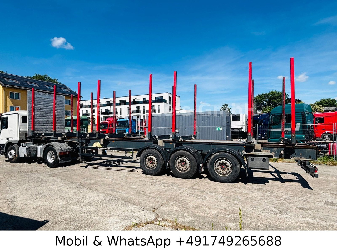 Schwarzmüller S1 Y-Serie Lang-Holz *8x Rungen/Liftachse/Alcoa - Log semi-trailer: picture 5 Schwarzmüller S1 Y-Serie Lang-Holz *8x Rungen/Liftachse/Alcoa - Log semi-trailer: picture 5