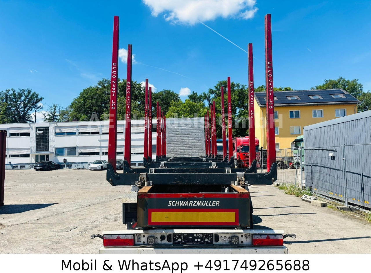 Schwarzmüller S1 Y-Serie Lang-Holz *8x Rungen/Liftachse/Alcoa - Log semi-trailer: picture 3 Schwarzmüller S1 Y-Serie Lang-Holz *8x Rungen/Liftachse/Alcoa - Log semi-trailer: picture 3