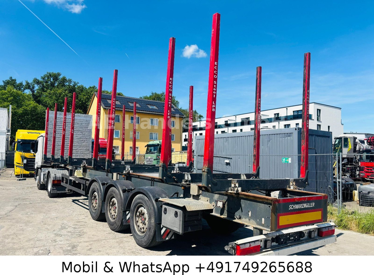 Schwarzmüller S1 Y-Serie Lang-Holz *8x Rungen/Liftachse/Alcoa - Log semi-trailer: picture 4 Schwarzmüller S1 Y-Serie Lang-Holz *8x Rungen/Liftachse/Alcoa - Log semi-trailer: picture 4