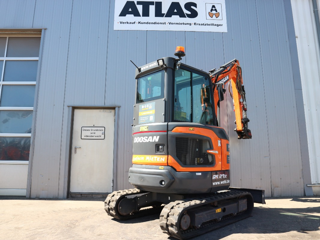 Doosan DX27Z-7 - Mini excavator: picture 3 Doosan DX27Z-7 - Mini excavator: picture 3