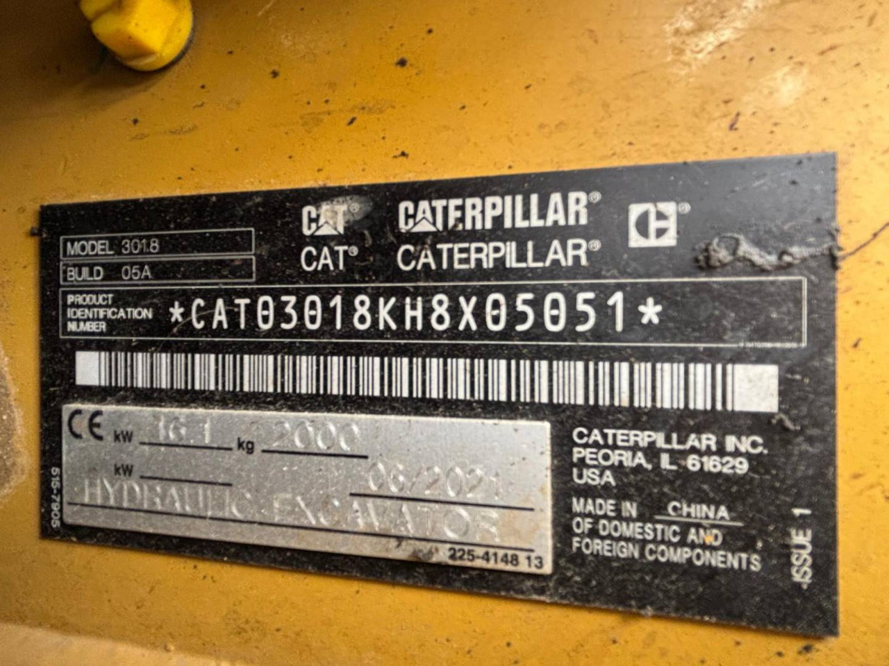 Crawler excavator CAT 301.8: picture 6