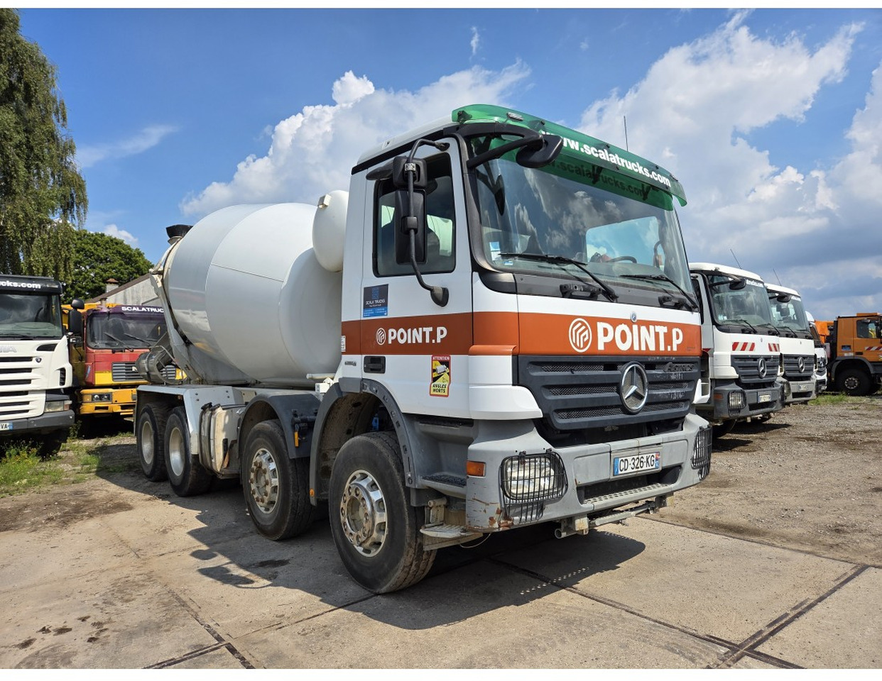 Mercedes 3241 concrete mixer truck 8x4 9m3 - Concrete mixer truck: picture 4 Mercedes 3241 concrete mixer truck 8x4 9m3 - Concrete mixer truck: picture 4