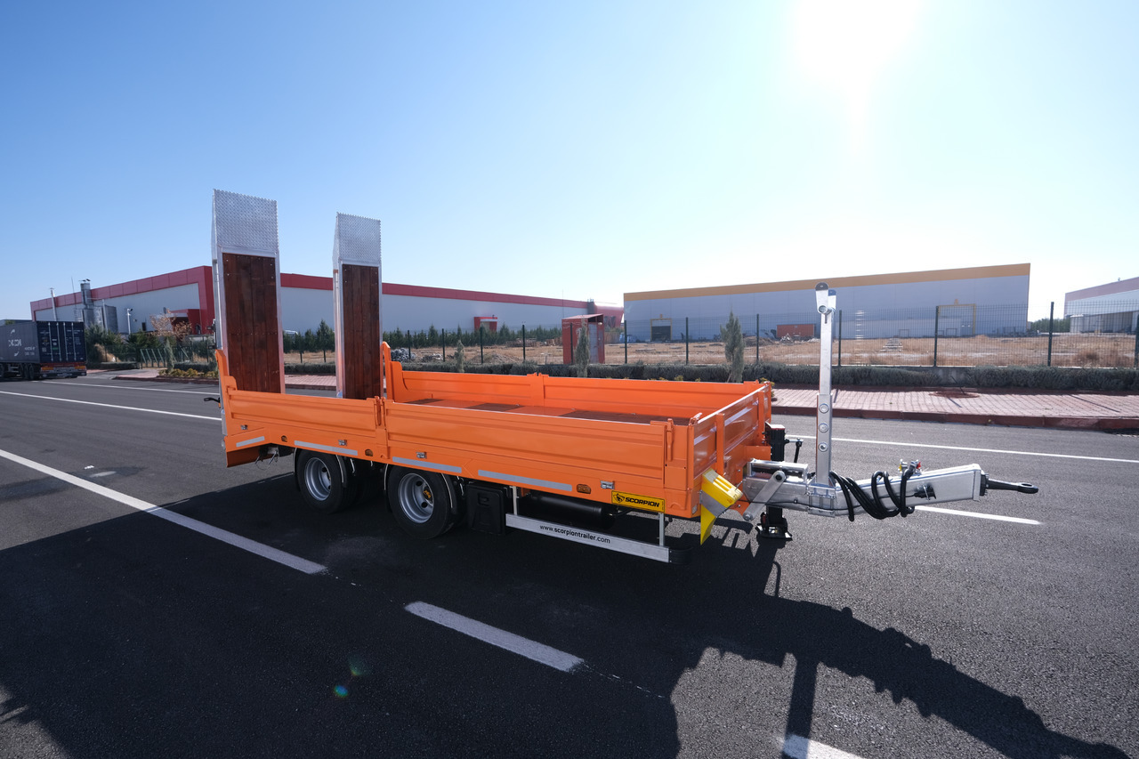 SCORPION 2 AXLE TANDEM TRAILER NEW (MANUFACTURER COMPANY) - Dropside/ Flatbed trailer: picture 1 SCORPION 2 AXLE TANDEM TRAILER NEW (MANUFACTURER COMPANY) - Dropside/ Flatbed trailer: picture 1