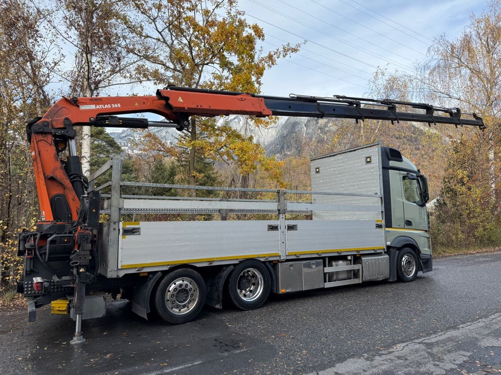 Mercedes-Benz Actros 2545 6x2, E6, Effer 265/6S Mercedes-Benz Actros 2545 6x2, E6, Effer 265/6S, 2x Stück - Crane truck, Dropside/ Flatbed truck: picture 2 Mercedes-Benz Actros 2545 6x2, E6, Effer 265/6S Mercedes-Benz Actros 2545 6x2, E6, Effer 265/6S, 2x Stück - Crane truck, Dropside/ Flatbed truck: picture 2