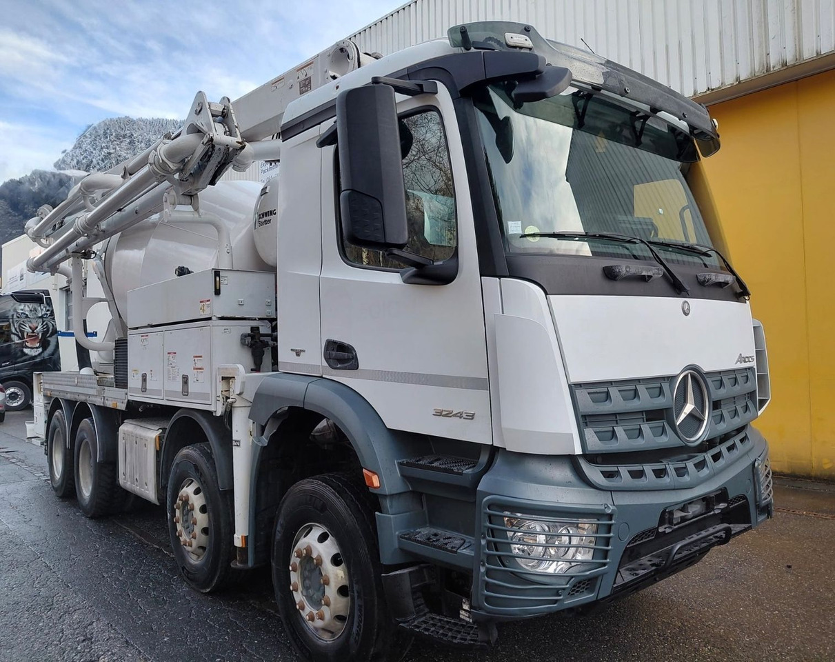Mercedes-Benz Arocs 3243 8x4, E6, Schwing 24m, Stetter 7m3 - Concrete pump truck: picture 1 Mercedes-Benz Arocs 3243 8x4, E6, Schwing 24m, Stetter 7m3 - Concrete pump truck: picture 1