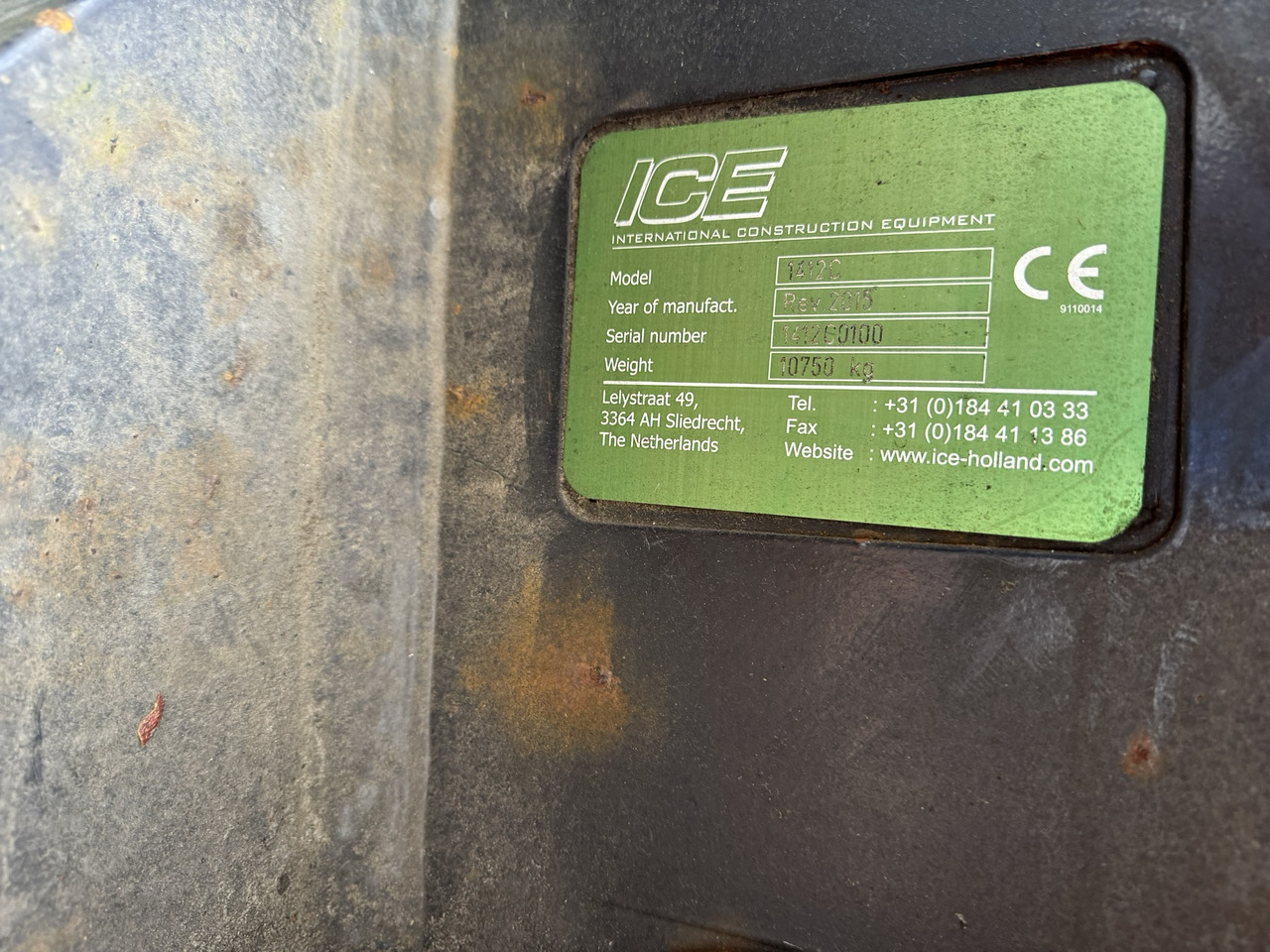 Pile driver for Construction machinery ICE 1412C: picture 6