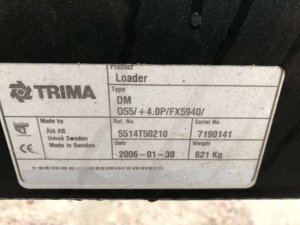 Reservdelar till Trima / Ålö +4,0P lastare - Front loader for tractor: picture 3 Reservdelar till Trima / Ålö +4,0P lastare - Front loader for tractor: picture 3