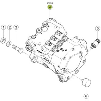Claas Jaguar 970 - pompa hydrauliczna przyrządu żniwnego 0001246851 - Hydraulic pump for Agricultural machinery: picture 1 Claas Jaguar 970 - pompa hydrauliczna przyrządu żniwnego 0001246851 - Hydraulic pump for Agricultural machinery: picture 1