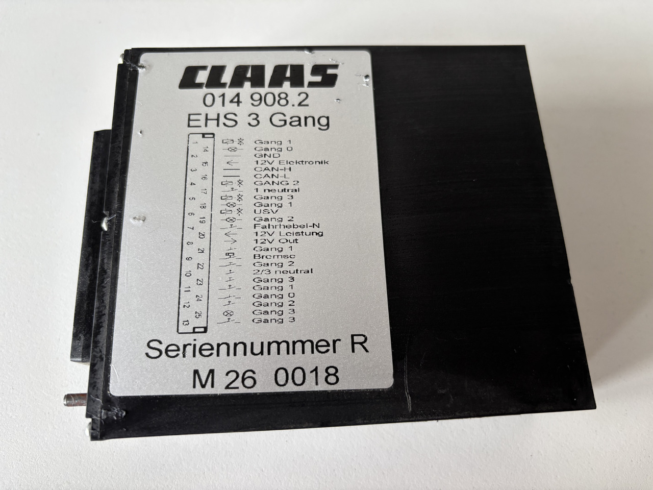 Claas LEXION 510 530 540 560 580 Moduł Sterownik EHS 3 Gang 00 0014 908 4 014.908.X - ECU for Combine harvester: picture 3 Claas LEXION 510 530 540 560 580 Moduł Sterownik EHS 3 Gang 00 0014 908 4 014.908.X - ECU for Combine harvester: picture 3