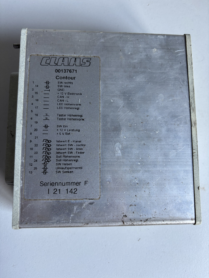 Claas Lexion 410-480 - moduł sterownik Contour Autocontour 00137670 00137671 0000137671 - ECU for Combine harvester: picture 1 Claas Lexion 410-480 - moduł sterownik Contour Autocontour 00137670 00137671 0000137671 - ECU for Combine harvester: picture 1