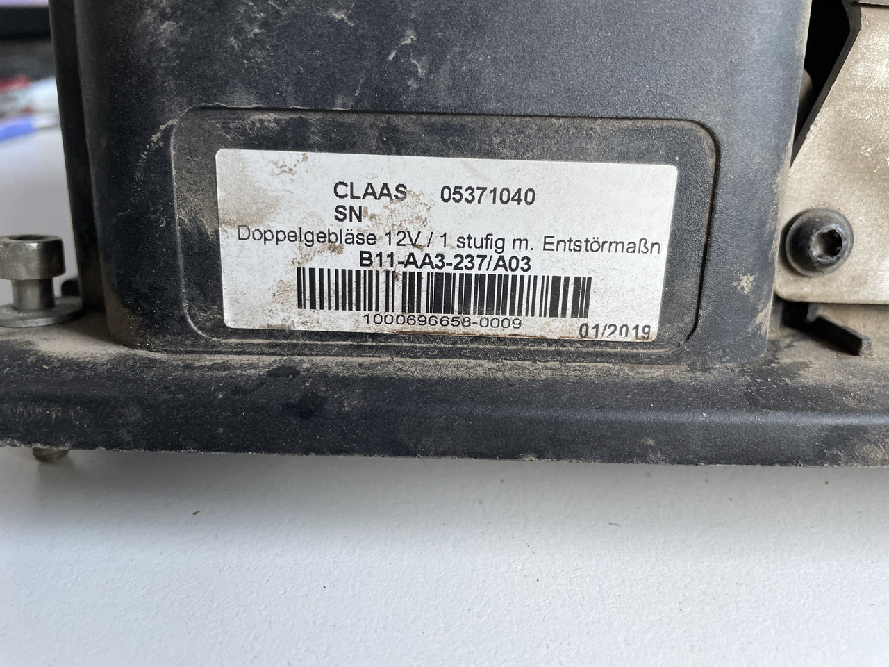 Claas Lexion Jaguar Tucano - dmuchawa 05371040 537104 - Blower motor for Agricultural machinery: picture 4 Claas Lexion Jaguar Tucano - dmuchawa 05371040 537104 - Blower motor for Agricultural machinery: picture 4