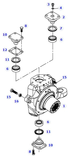 Fendt 828 S4 Vario - most przedni - zwrotnica prawa 755/137 F835300020260 - Steering knuckle for Agricultural machinery: picture 1 Fendt 828 S4 Vario - most przedni - zwrotnica prawa 755/137 F835300020260 - Steering knuckle for Agricultural machinery: picture 1