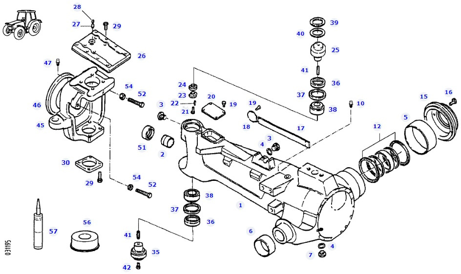 Fendt 927 930 933 936 - obudowa zwrotnica G926301020100 - Steering knuckle for Agricultural machinery: picture 1 Fendt 927 930 933 936 - obudowa zwrotnica G926301020100 - Steering knuckle for Agricultural machinery: picture 1