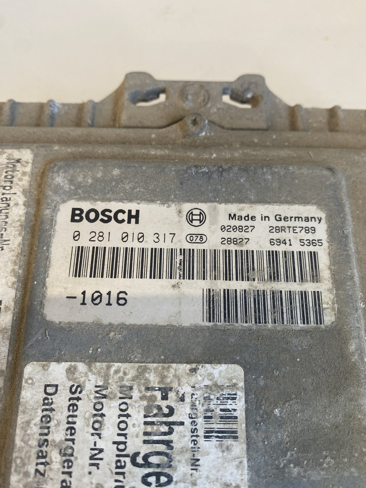Fendt 930 - sterownik moduł silnika Bosch 0281010317 - ECU for Agricultural machinery: picture 1 Fendt 930 - sterownik moduł silnika Bosch 0281010317 - ECU for Agricultural machinery: picture 1
