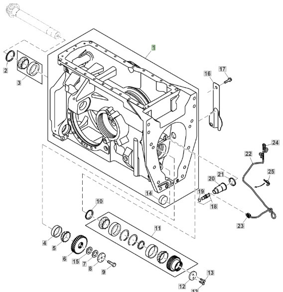 John Deere 8130 8230 8330 8430 8530 - skrzynka obudowa dyferencjału R306779 - Differential gear for Agricultural machinery: picture 1 John Deere 8130 8230 8330 8430 8530 - skrzynka obudowa dyferencjału R306779 - Differential gear for Agricultural machinery: picture 1