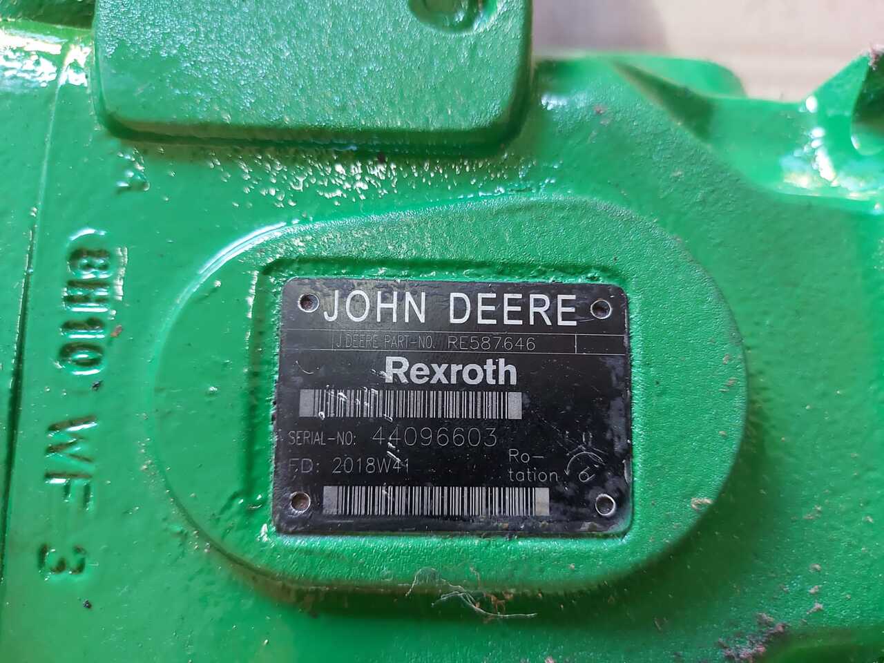 John Deere 8345r - Pompa Hydrauliki RE587646 - Hydraulic pump for Agricultural machinery: picture 5 John Deere 8345r - Pompa Hydrauliki RE587646 - Hydraulic pump for Agricultural machinery: picture 5