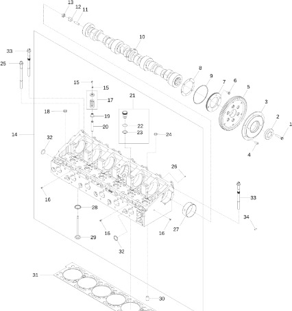 John Deere 9470RX - Głowica cylindra RE539438 (Silnik) - Cylinder head for Agricultural machinery: picture 1 John Deere 9470RX - Głowica cylindra RE539438 (Silnik) - Cylinder head for Agricultural machinery: picture 1