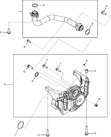 John Deere 9470RX - Pompa olejowa regener. SE502682 (Silnik) - Oil pump for Agricultural machinery: picture 1 John Deere 9470RX - Pompa olejowa regener. SE502682 (Silnik) - Oil pump for Agricultural machinery: picture 1