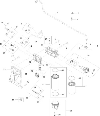 John Deere 9470RX - Zawór RE540283 (Silnik) - Valve for Agricultural machinery: picture 1 John Deere 9470RX - Zawór RE540283 (Silnik) - Valve for Agricultural machinery: picture 1