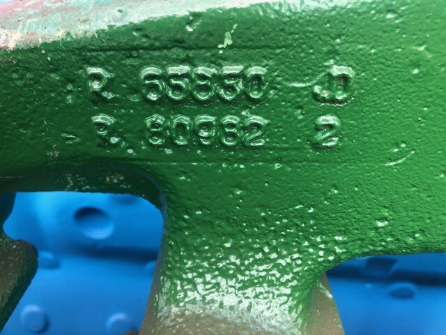John Deere R65850 , R80982 - Kolektor Wydechowy - Exhaust manifold for Agricultural machinery: picture 2 John Deere R65850 , R80982 - Kolektor Wydechowy - Exhaust manifold for Agricultural machinery: picture 2
