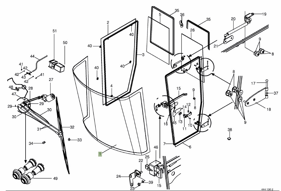 Krone Big M II - silnik wycieraczek 002204100 - Wiper for Agricultural machinery: picture 1 Krone Big M II - silnik wycieraczek 002204100 - Wiper for Agricultural machinery: picture 1