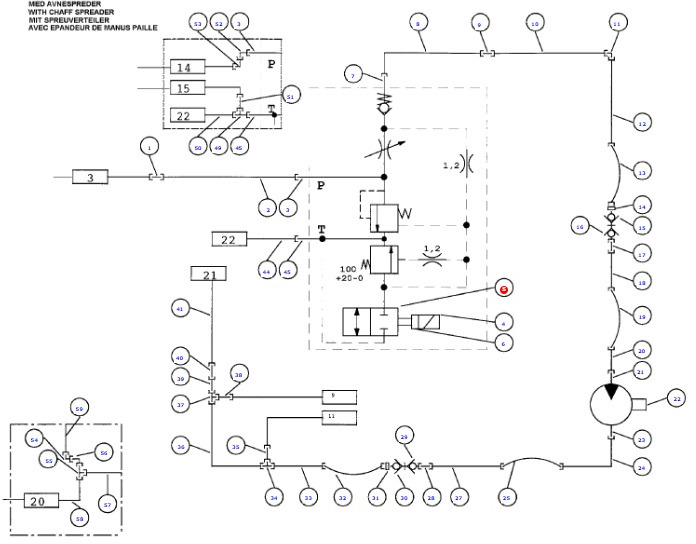 Massey Fergusson MF 30 32 - hydromotor pompa hydrauliczna D45120700 - Hydraulic pump for Agricultural machinery: picture 1 Massey Fergusson MF 30 32 - hydromotor pompa hydrauliczna D45120700 - Hydraulic pump for Agricultural machinery: picture 1