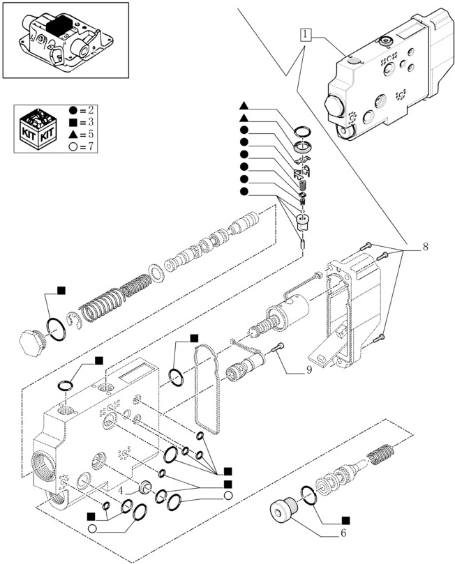 New Holland T6010 Regen zawor hydr hyd valve 84230181R - Hydraulic valve for Agricultural machinery: picture 1 New Holland T6010 Regen zawor hydr hyd valve 84230181R - Hydraulic valve for Agricultural machinery: picture 1