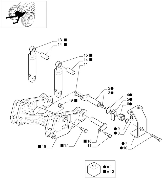 New Holland T6010 T6090 T6070 Czujnik 87643927 - Sensor for Agricultural machinery: picture 1 New Holland T6010 T6090 T6070 Czujnik 87643927 - Sensor for Agricultural machinery: picture 1