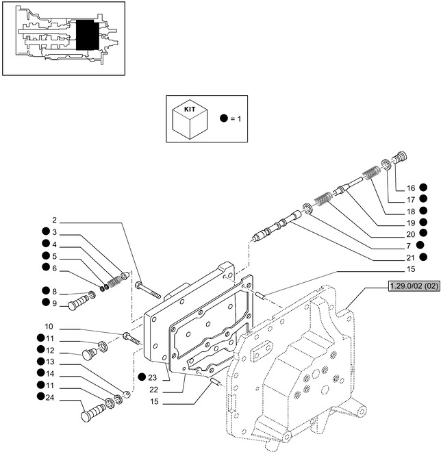 New Holland T6010 T6090 T6070 Zawór hydrauliczny 82021820 - Hydraulic valve for Agricultural machinery: picture 1 New Holland T6010 T6090 T6070 Zawór hydrauliczny 82021820 - Hydraulic valve for Agricultural machinery: picture 1