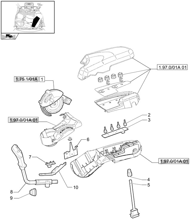 New Holland T6010 Urządzenie sterujące 82035627 - Electrical system for Farm tractor: picture 1 New Holland T6010 Urządzenie sterujące 82035627 - Electrical system for Farm tractor: picture 1
