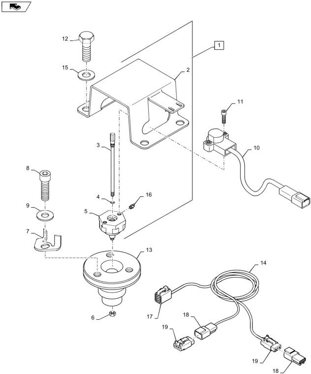 New Holland T6090 T6070 Czujnik 87524642 - Sensor for Agricultural machinery: picture 1 New Holland T6090 T6070 Czujnik 87524642 - Sensor for Agricultural machinery: picture 1