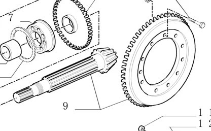 New Holland T7 T6050 TM165 TM155 TM150 TM140 TM145 TM180 Atak Komplet 5162572 - Clutch disc for Agricultural machinery: picture 1 New Holland T7 T6050 TM165 TM155 TM150 TM140 TM145 TM180 Atak Komplet 5162572 - Clutch disc for Agricultural machinery: picture 1