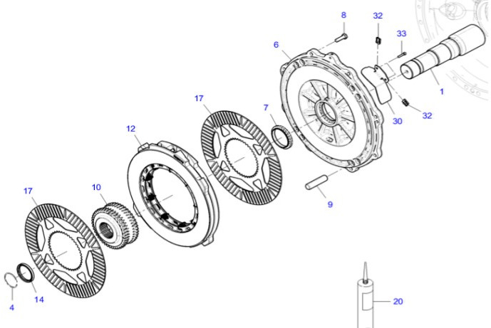 Fendt 930 933 936 939 942 Vario Gen 6 Hamulec Tarczowy Kompletny Prawa Lewa Strona CZĘŚCI - Other machinery: picture 1 Fendt 930 933 936 939 942 Vario Gen 6 Hamulec Tarczowy Kompletny Prawa Lewa Strona CZĘŚCI - Other machinery: picture 1