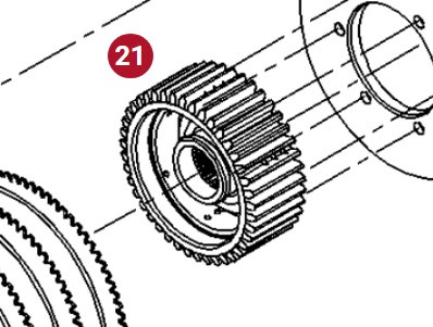 Fendt 930 933 936 939 942 Vario Gen 6 Koło Zębate Zębatka Przedniego WOM CZĘŚCI 931150200120 - Other machinery: picture 1 Fendt 930 933 936 939 942 Vario Gen 6 Koło Zębate Zębatka Przedniego WOM CZĘŚCI 931150200120 - Other machinery: picture 1