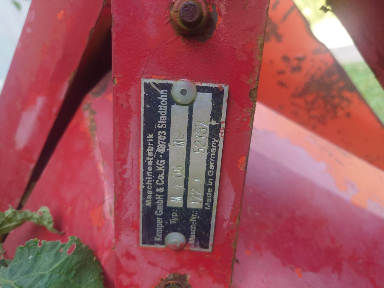 Sieczkarnia przystawka Kemper M4500 - Forage harvester attachment: picture 4 Sieczkarnia przystawka Kemper M4500 - Forage harvester attachment: picture 4