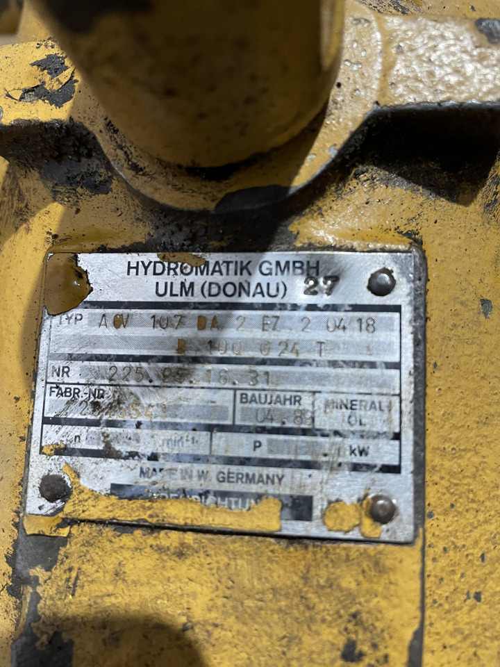 Silnik hydrauliczny pompa jazdy - Hydromatik A6V 107 DA A6V107 - Hydraulic motor for Agricultural machinery: picture 1 Silnik hydrauliczny pompa jazdy - Hydromatik A6V 107 DA A6V107 - Hydraulic motor for Agricultural machinery: picture 1