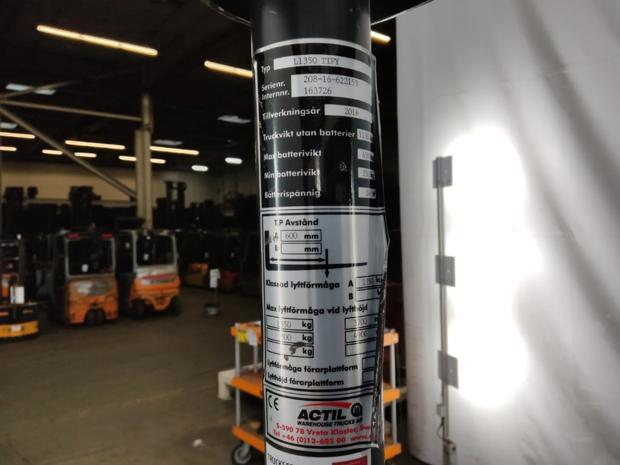 Actil L1350 - Stacker: picture 2 Actil L1350 - Stacker: picture 2