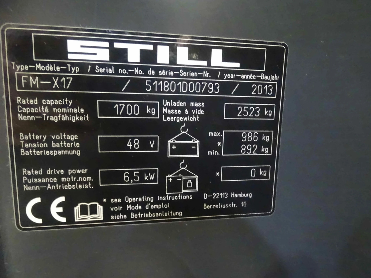 STILL FM-X17 - Reach truck: picture 5 STILL FM-X17 - Reach truck: picture 5