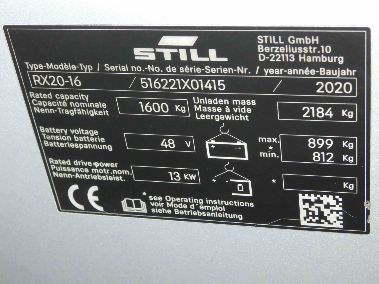STILL RX20-16 - Electric forklift: picture 4 STILL RX20-16 - Electric forklift: picture 4