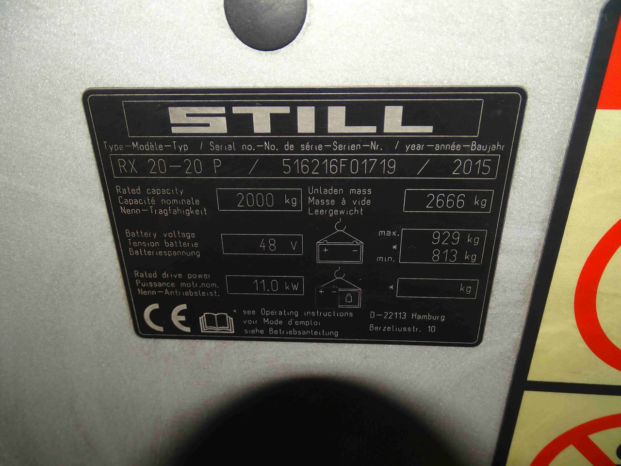 STILL RX20-20P - Electric forklift: picture 2 STILL RX20-20P - Electric forklift: picture 2